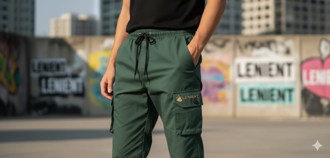 The LENIENT Outdoor & Street FOREST GREEN Cargo Pant Collection