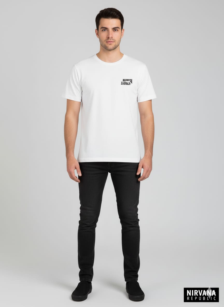 White Anime Graphic T-Shirt White Anime Graphic T-Shirt