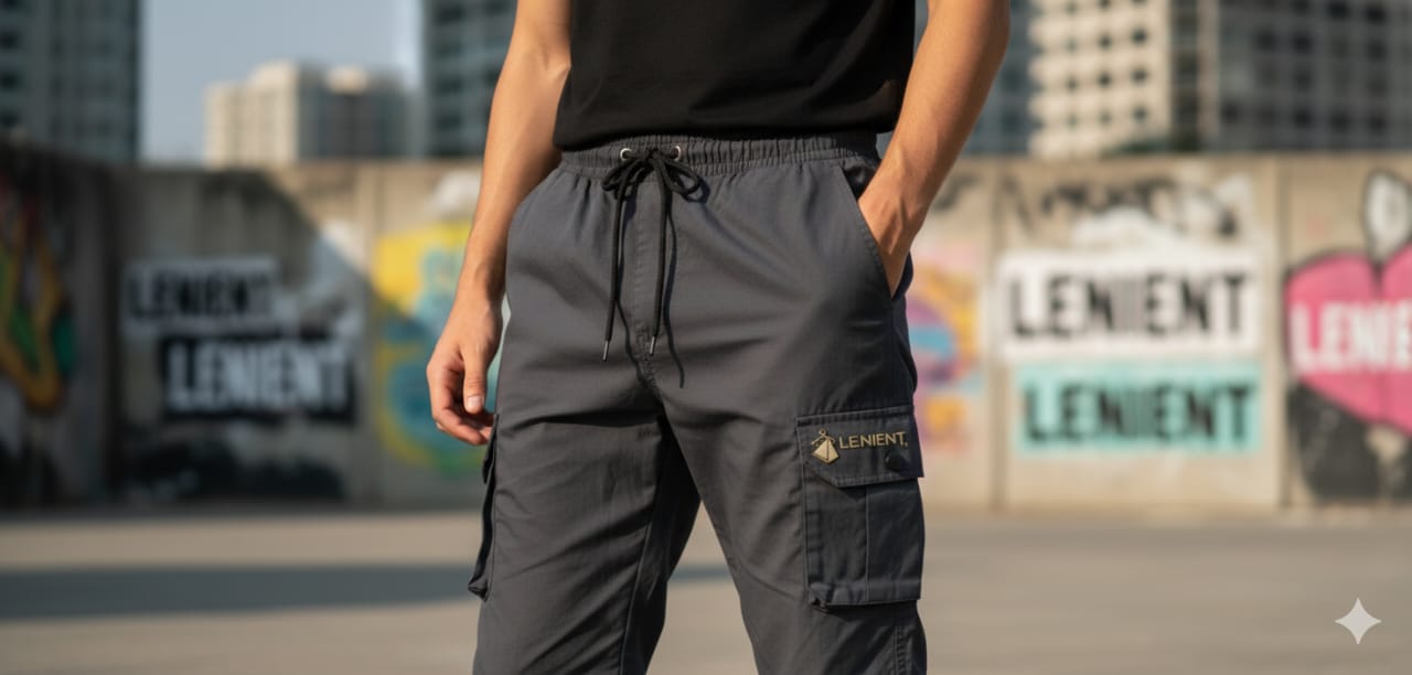 The LENIENT Outdoor & Street Cargo BLACK Pant Collection