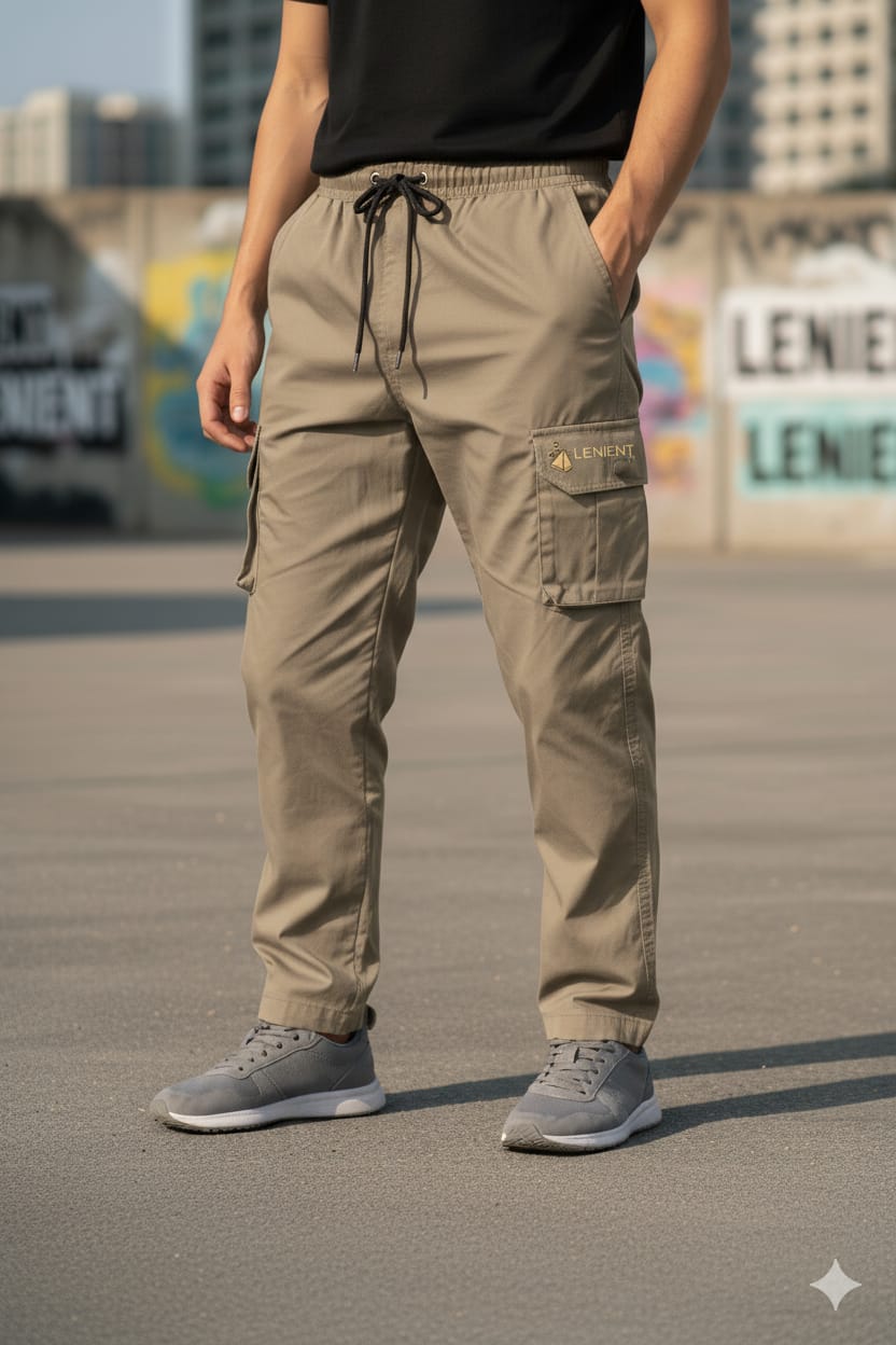 The LENIENT Outdoor & Street LIGHT BROWN Cargo Pant Collection