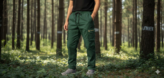 The LENIENT Outdoor & Street FOREST GREEN Cargo Pant Collection