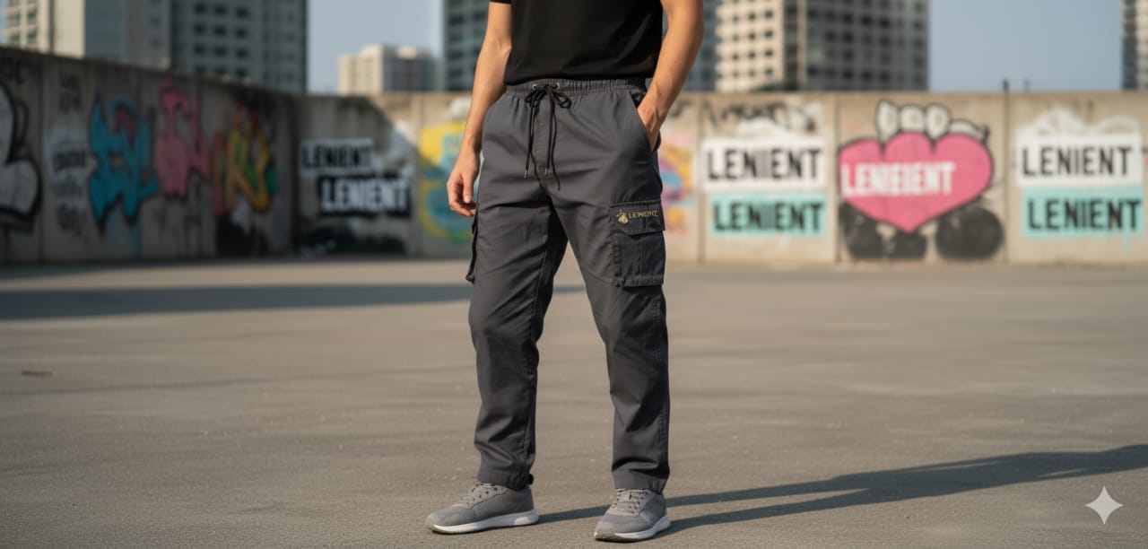 The LENIENT Outdoor & Street Cargo BLACK Pant Collection